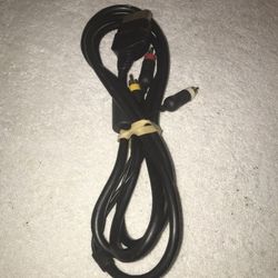 Audio Video AV Cable for Microsoft Xbox, Black