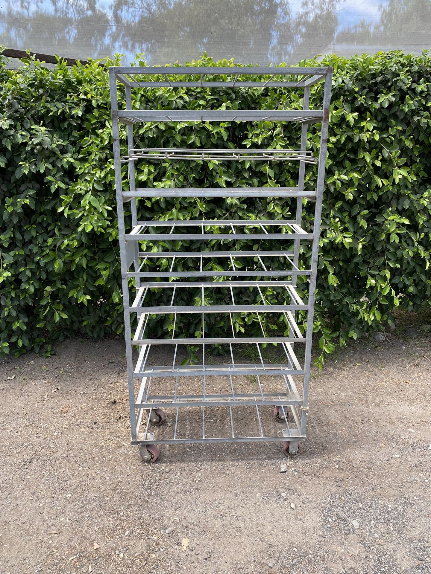 Heavy Duty Metal Rack/Shelves with Wheels
