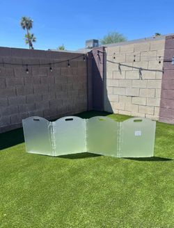 Clear 4 Panel Freestanding Pet Gate (35th Ave & Bell Rd)