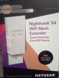 NETGEAR Nighthawk X4 AC2200 WiFi Mesh Range Extender EX7300 Smart Roaming