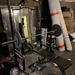 Marcy rack with pulley system 