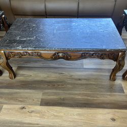 Coffee Table and Two End Tables
