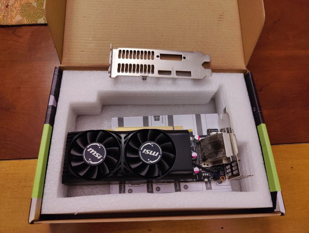 MSI NVIDIA GeForce GTX 1050 Ti 4GB GDDR5 Graphics Card