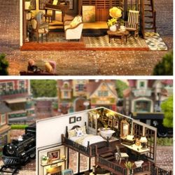 Retro Loft Dollhouse Wooden Miniature Time Impression Model LV002
New in box
For more details look pictures please