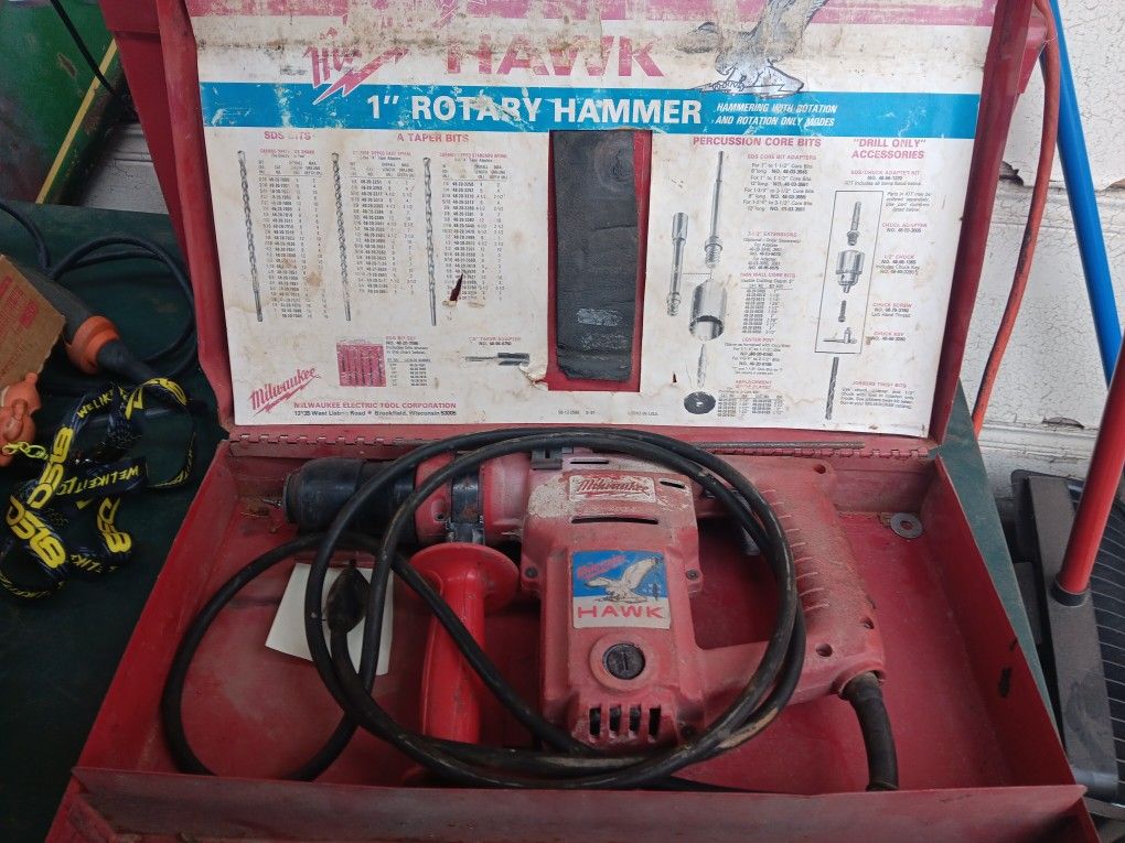 Milwaukee Hawk Hammer Drill