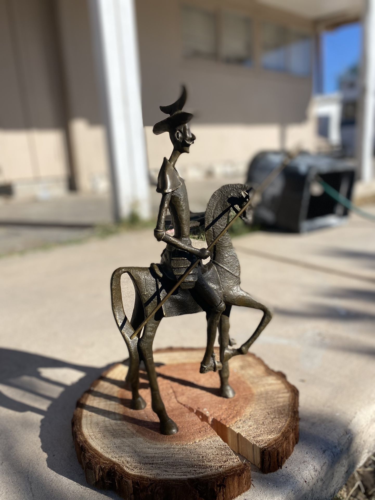 Salvador Dali Don Quixote Abstract Modern Art Figurine 