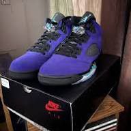 Nike Air Jordan 5s Grape
