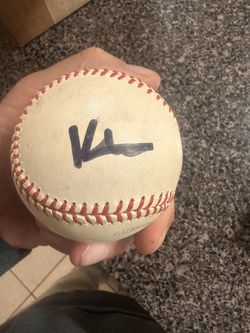Kenny Lofton Autographed Baseball Cleveland Indians 
