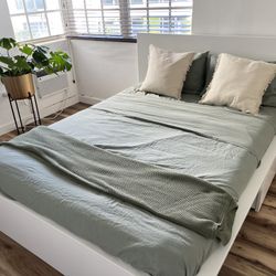 Queen Bed White | IKEA Malm
