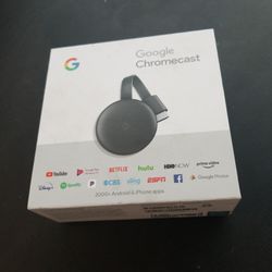 GOOGLE  CHROMECAST NEW IN THE BOX