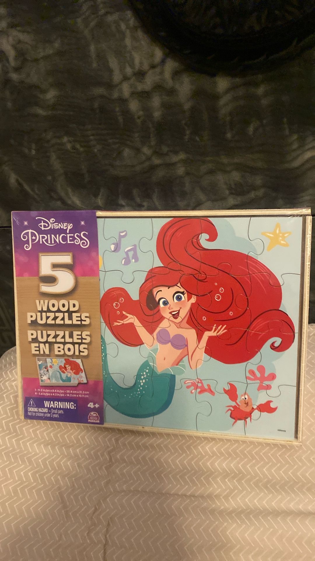 Disney Princess 5 Wood Puzzles