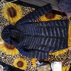 Calvin Klein Xs Women's Coatbin Navy blue