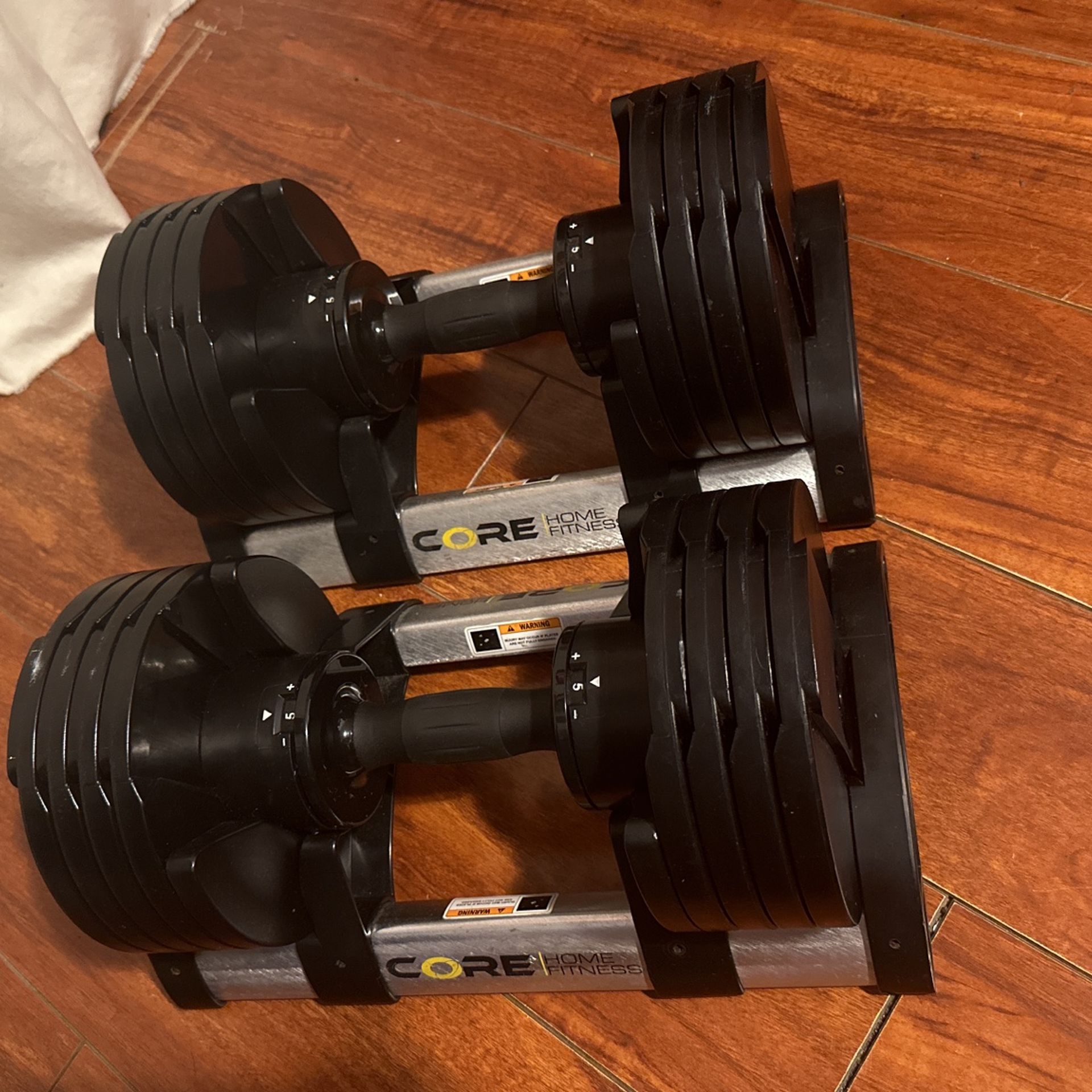 Core Home Fitness Adjustable Weights 