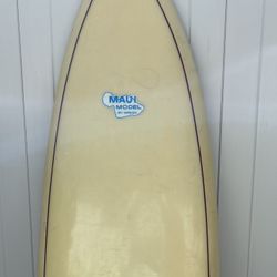 Maui Model By Greek Vintage Surfboard 
