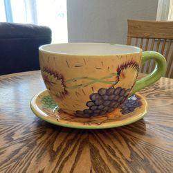 Giant Sized Tea Cup And Saucer Planter for Sale in Fort Myers, FL - OfferUp