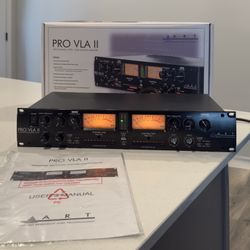 ART Pro VLA II 2-Channel Tube Leveling Amplifier / Compressor