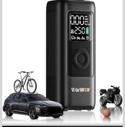 New 160PSI Tire Inflator Portable Air Compressor, Electric Air Pump for Car Tires with Pressure Gauge