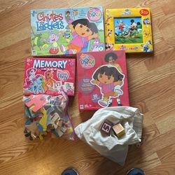 Puzzles ,Games, And Bag Of Blocks 