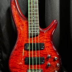 Ibanez SR400QM Standard Soungear Bass 2007 - 2011 - Cherry Sunburst