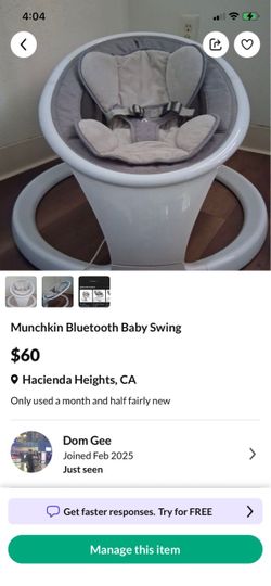Munchkin Bluetooth swing