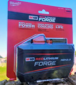 Milwaukee FORGE 12.0ah 18V Lithium-ion battery - BRAND NEW