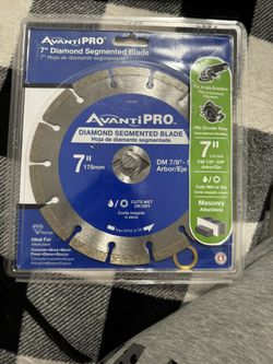 New advantipro 7 “ diamond segmented blade $15 
