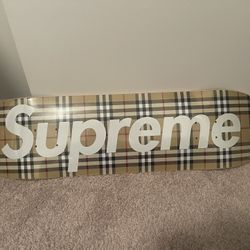 Supreme Burberry Skateboard