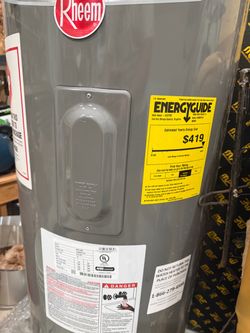 Rheem 40 gal water heater
