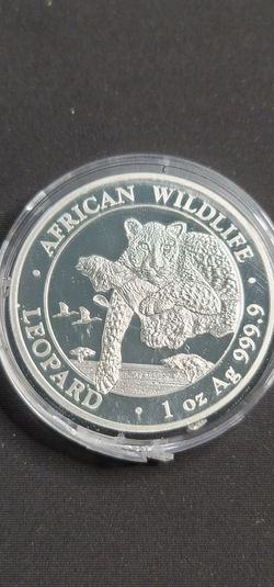 2020 Somali Leopard 1 Oz Silver