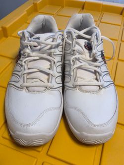 K-Swiss White Low-Top Sneakers