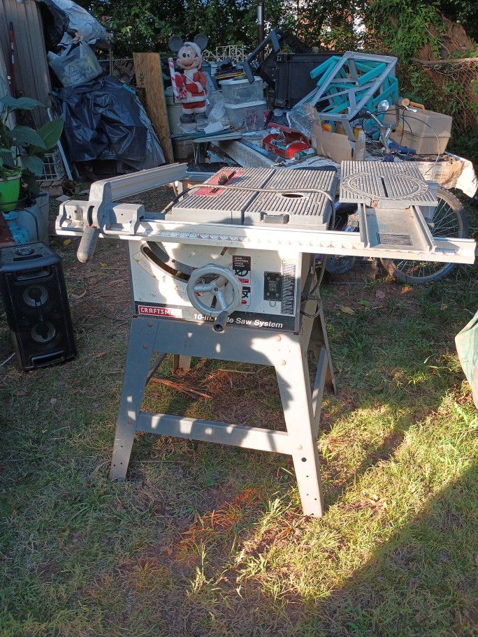 Craftsman's Table Saw