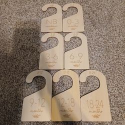 Wooden Nursery Closet Dividers 