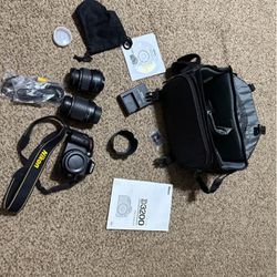 Nikon d3200 Camera And Case 