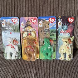 Set Of Around The World Beanie Babies 
