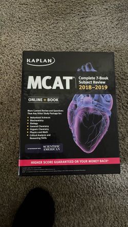 MCAT - Kaplan 2018-2019 Subject Review Books