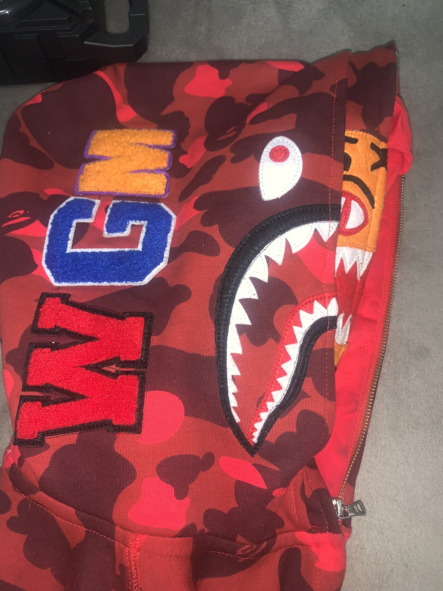 Red Bape Hoodie(double Hoodie)