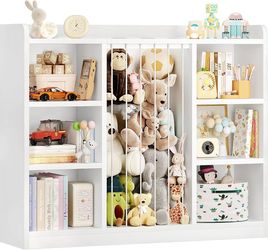 Toddler Stuffed Animal Zoo, Toy Storage Organizer for Playroom, Plush Toy