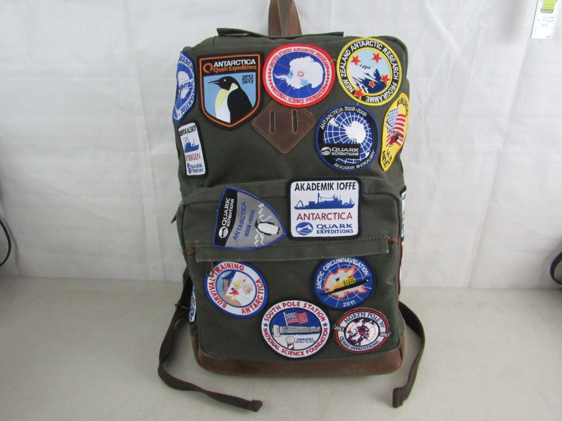 United by Blue Multipurpose Leather Bottom Canvas Backpack