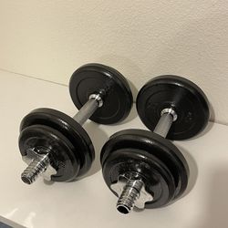 Dumbbells Adjustable 30lb Total