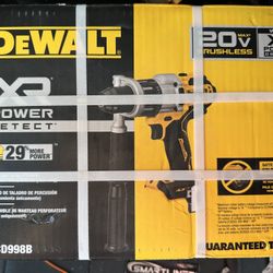 New DEWALTs XR 1/2in Hammer Drill DCD998B 20v Cordless (TOOL ONLY)