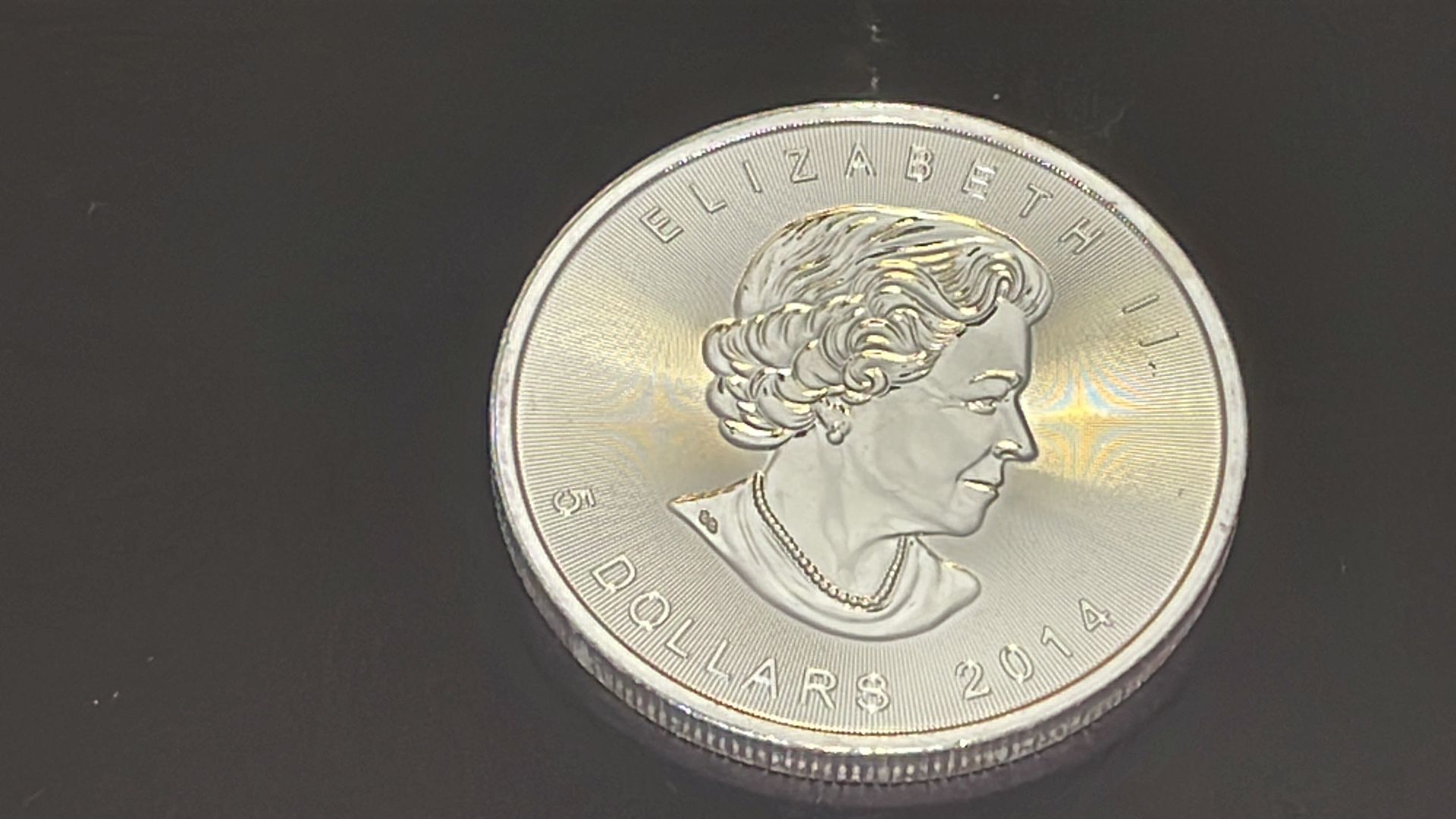 Pure Silver .9999 One Oz Maple Canadian $5 Coin