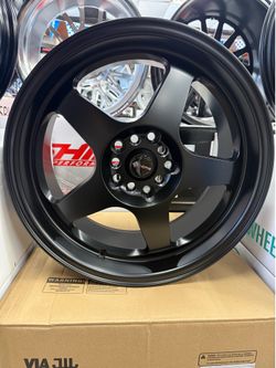 17” Vors Wheels 5x100 Matte Black