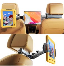 iPad Holder for Car, Tablet Holder Mount, 3 in 1, Black