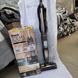 Shark Steam Pickup 3-in-1 Steam Mop Picks Up Debris, Deep Scrubs, & Steam Sanitizes - All At Once, Lightweight Steam Cleaner for Home with Sealed Hard