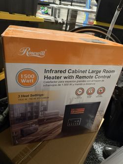 Infrared Large Room Heater with Remote Control