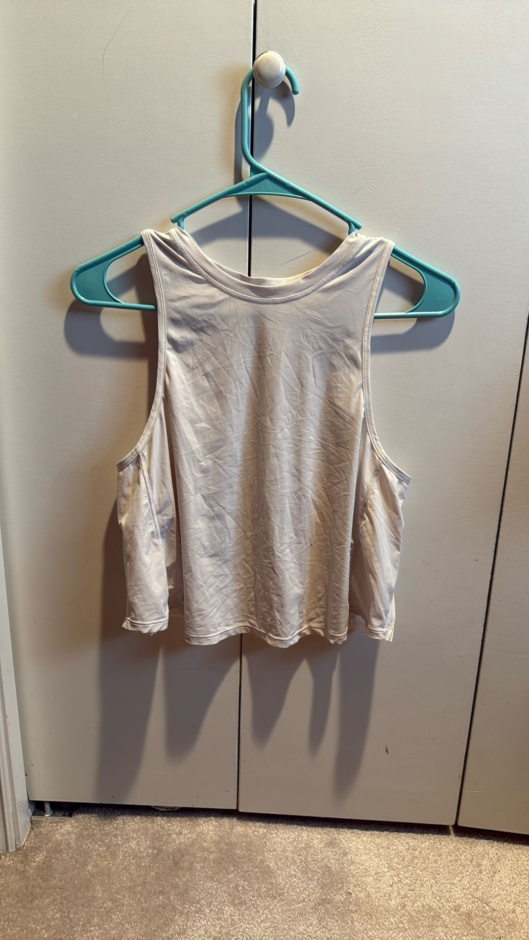 Lululemon White Tank Top Size 6