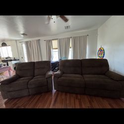 Brown Recliner Couches 