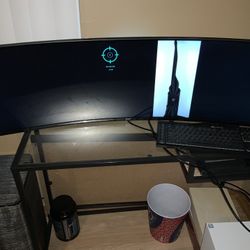 Samsung Odyssey 49” Cracked Screen  BEST OFFER