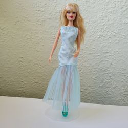 Barbie Doll 1186 MJ 1 NL 2013 Mattel Blue Eyes Fashion Dress Blonde Hair.