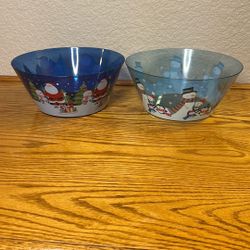Christmas Plastic Bowls